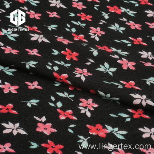 Soft Breathable Rayon Printed Fabric For Sleep Dress